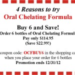 EDTA Oral Chelating Formula promotion 